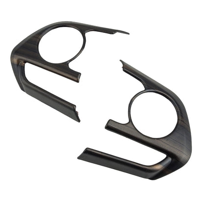 Wood Grain Steering Wheel Button Cover Trim for Toyota RAV4 (2019-2021)