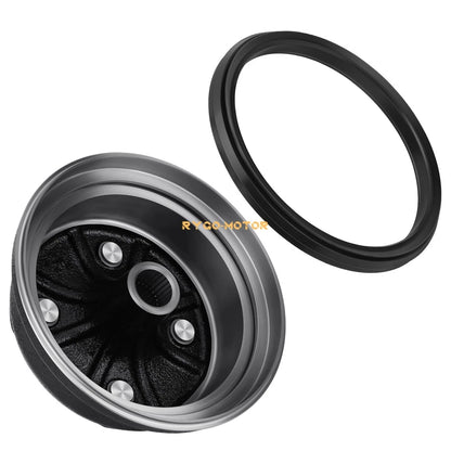 Rear Brake Drum w/Seal for Yamaha Kodiak 400 YFM400FW Grizzly 600 YFM600 (1993–99)