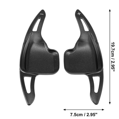 Black Steering Wheel Shift Paddle Shifter Extend Cover for BMW 435i, 220i