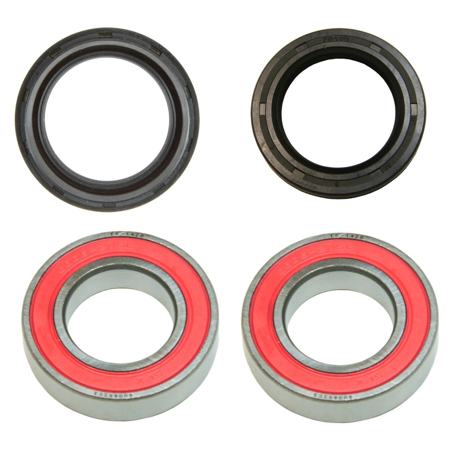 Front Wheel Bearing & Seal Kit for Suzuki King Quad 300 4x4 (1991–2002)
