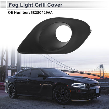 1 Pc Front Left Fog Light Grill for Dodge Charger (2015-2020)