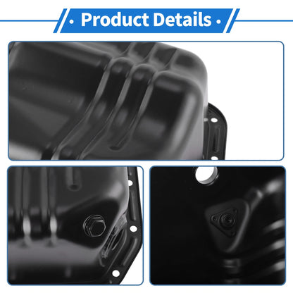 1 Pcs Engine Oil Pan for GMC Savana 4500 Iron (2010-2016)