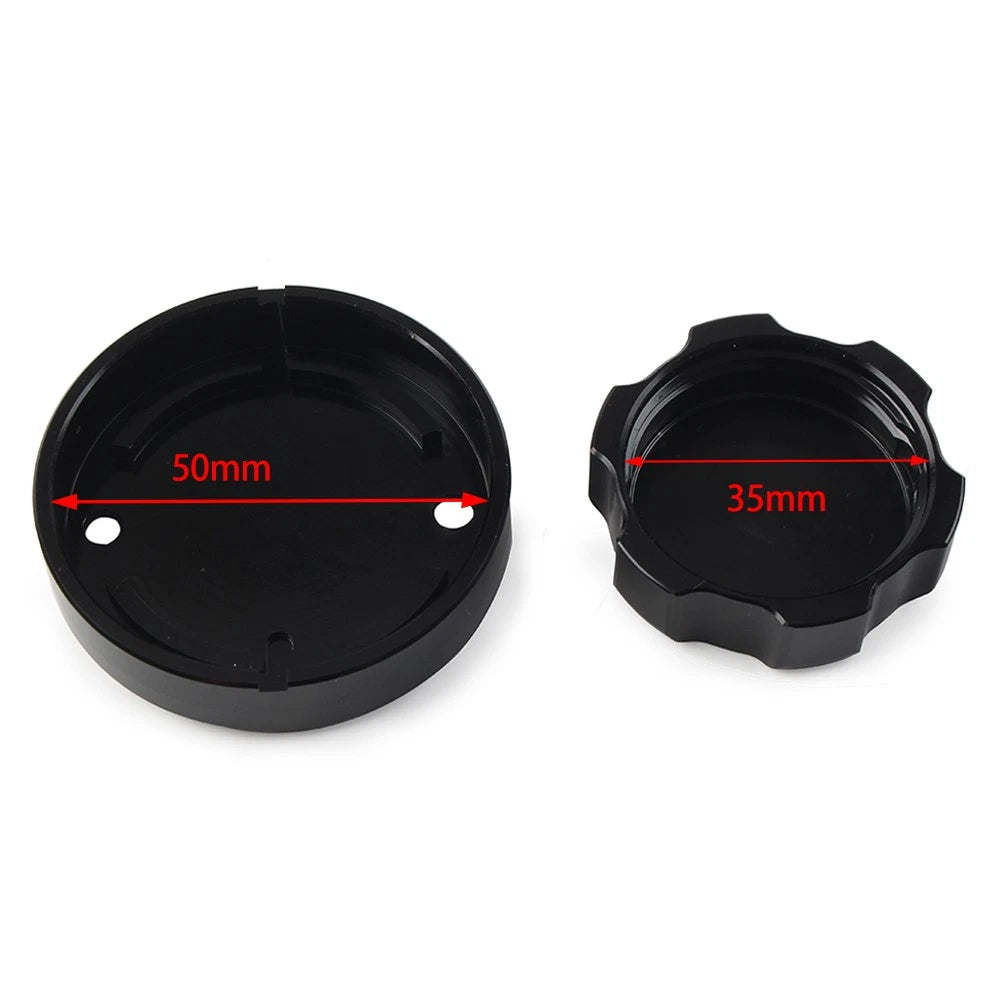 Ducati 848 1098 Front Brake Clutch Reservoir Cover Oil Pump Caps (2008-2012)