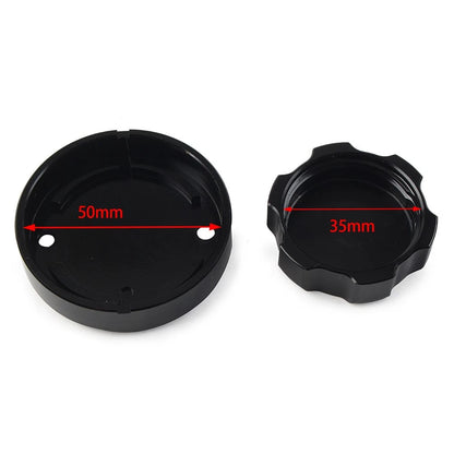 Ducati 848 1098 Front Brake Clutch Reservoir Cover Oil Pump Caps (2008-2012)