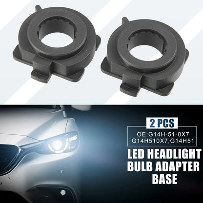 H7 LED Headlight Bulb Holder Socket for Mazda 3 5 6 MX-5 CX-5 CX-7 ()