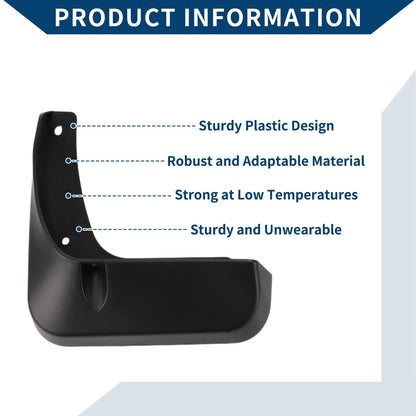 Mud Flaps Splash Guards 2 x Front & Rear for Toyota Camry (2012-2014)