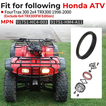 Front Brake Dust Seal 2x4 for Honda Fourtrax TRX300 (1998–2000)