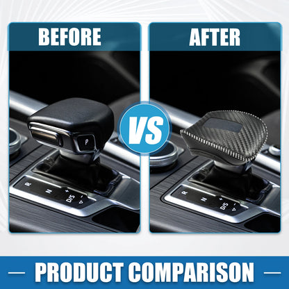 Carbon Fiber Gear Shifting Knob Cover for Mitsubishi
