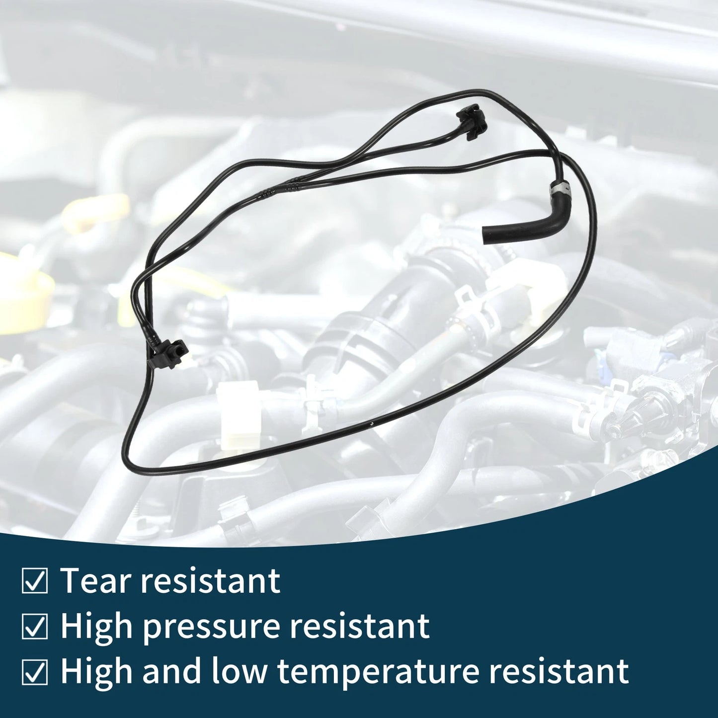 Radiator Hose for Volvo V40 Hatchback (2014-2019) 1 x Rubber