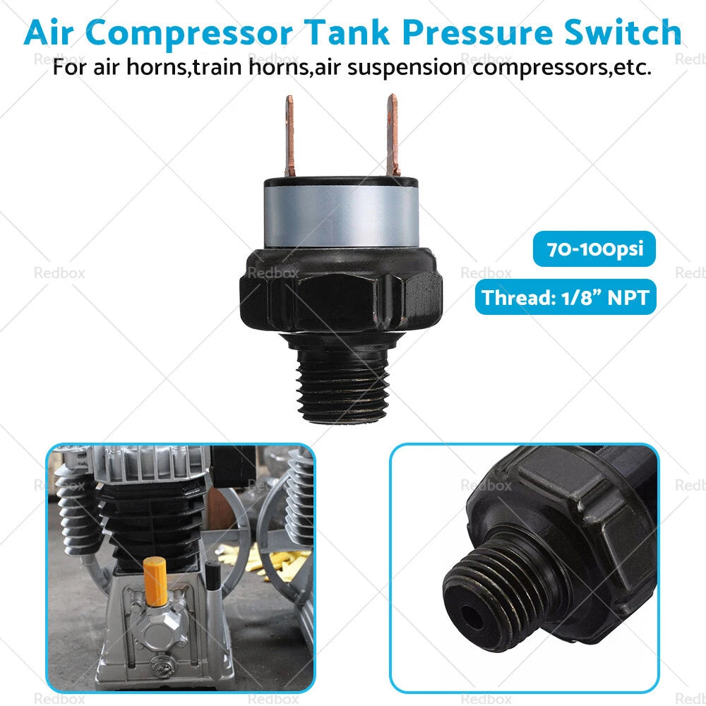 12V 24V 1/8" NPT Air Compressor Tank Pressure Control Switch