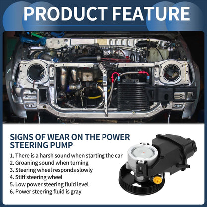Power Steering Pump with Pulley for Chevrolet Impala (2006-2010)