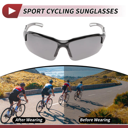 Motorcycle Riding Goggles Deep Gray Lens Black White Frame Triacetel Cellulose