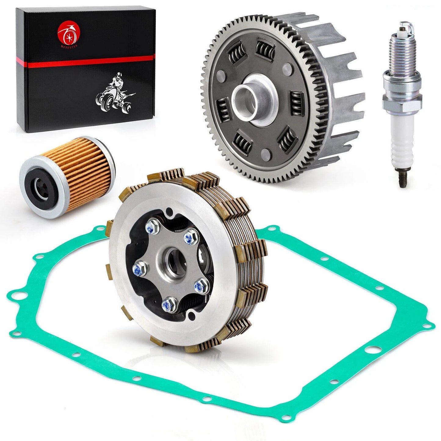 Heavy Duty Clutch Assembly & Basket for Yamaha Warrior 350 (87-04)