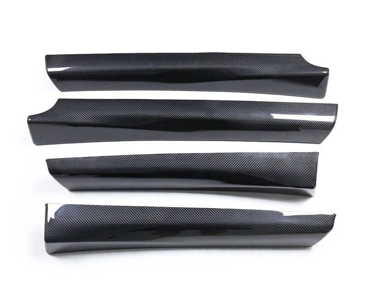 100% Carbon Fiber Interior Door Panel Cover Trim for Tesla Model 3 2017-2020