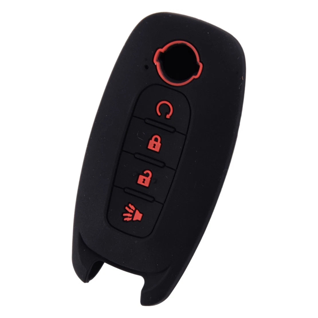 Silicone 4 Button Key Cover Case for Nissan Kicks Rogue Pathfinder (2023)