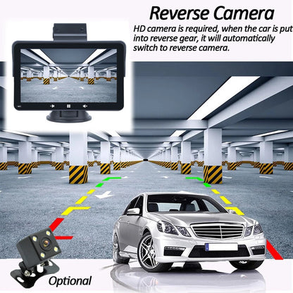 7" Touch Screen Multimedia Player w/ DVR & 64G TF Card for Car - Carplay FM BT