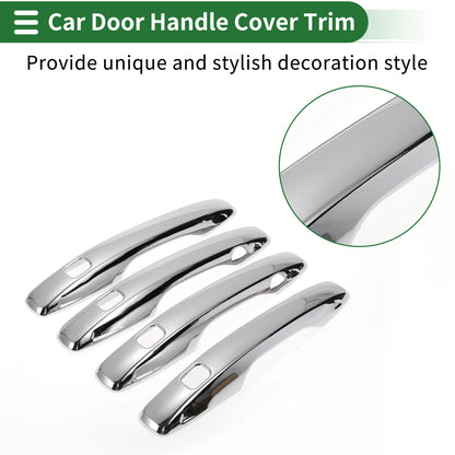 Silver Tone Door Handle Cover Trim for Volvo XC60 (2018)
