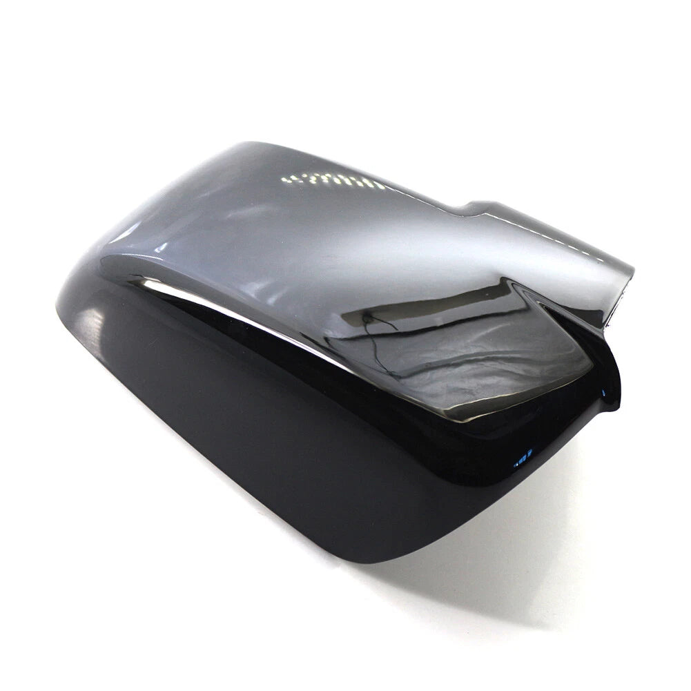 Left Black Mirror Covers w/ Turn Signal Cutout for Dodge Ram 1500 (13-18)
