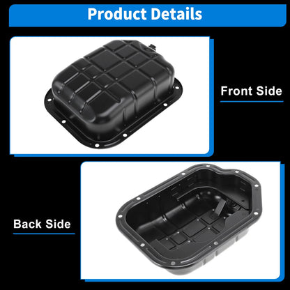 Engine Oil Pan Sump with Drain Plug for Nissan Pathfinder (2017-2020)