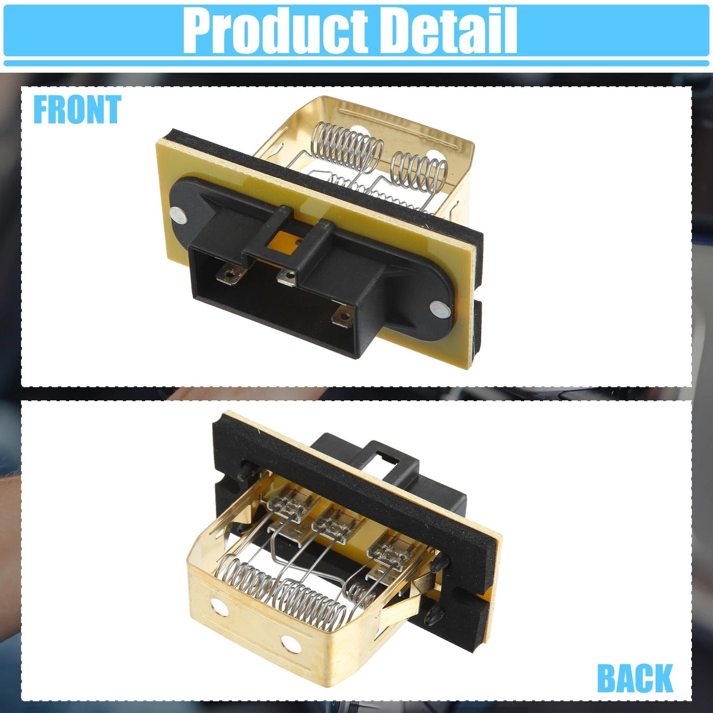 HVAC Blower Motor Resistor AC Control Module for Dodge Grand Caravan (1996-2000)