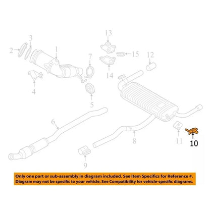 Rear Muffler Exhaust Bracket for BMW F40 F44 F45 F46