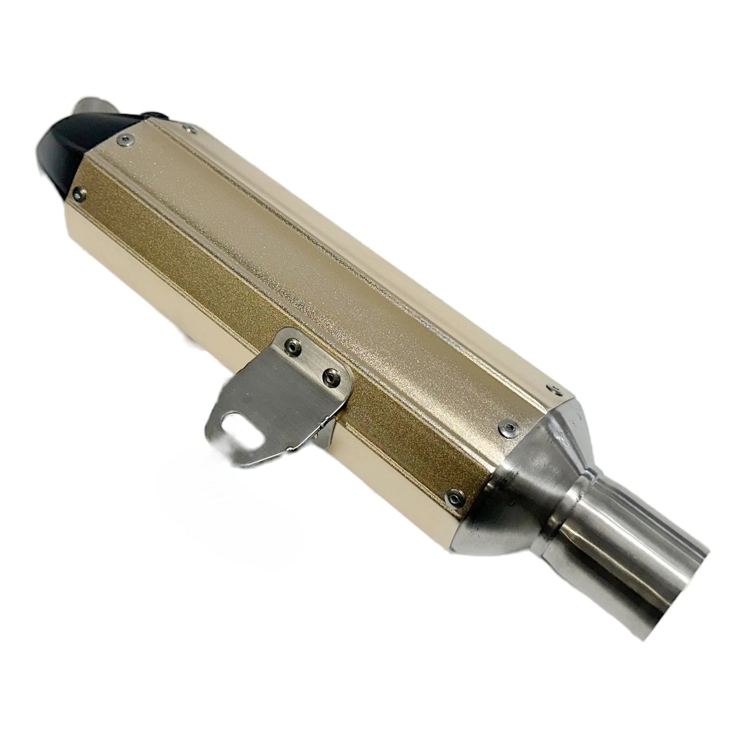 Alloy Gold Exhaust Muffler for 200cc 250cc 300cc PIT Trail Dirt MX Bike