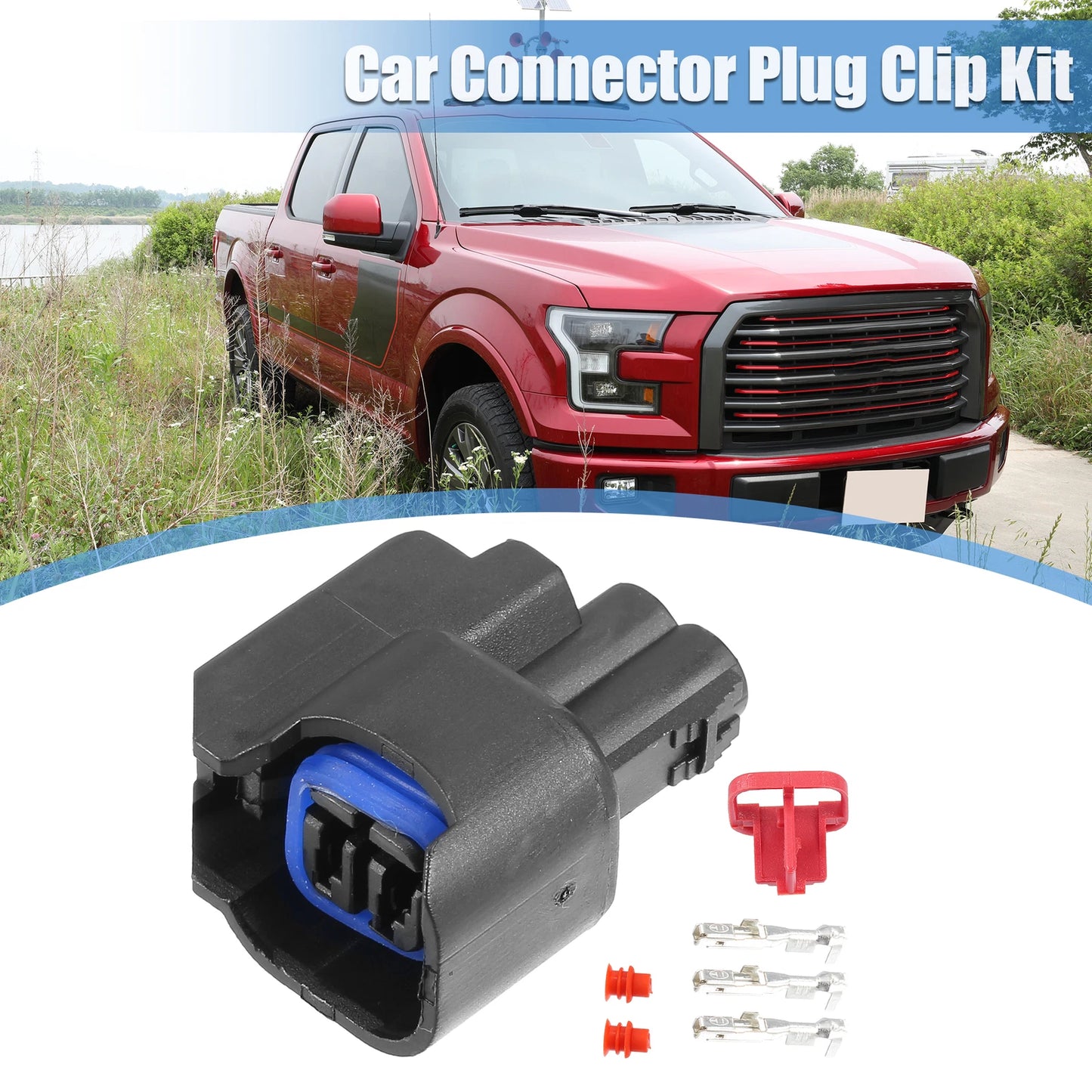 Fuel Injector Connector Adapter Kit for Ford (2001-2004) - 2 x Pins