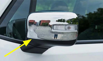 Chrome Side Mirror Cover Trim for Jeep Renegade (2015-2018) 2 x ABS