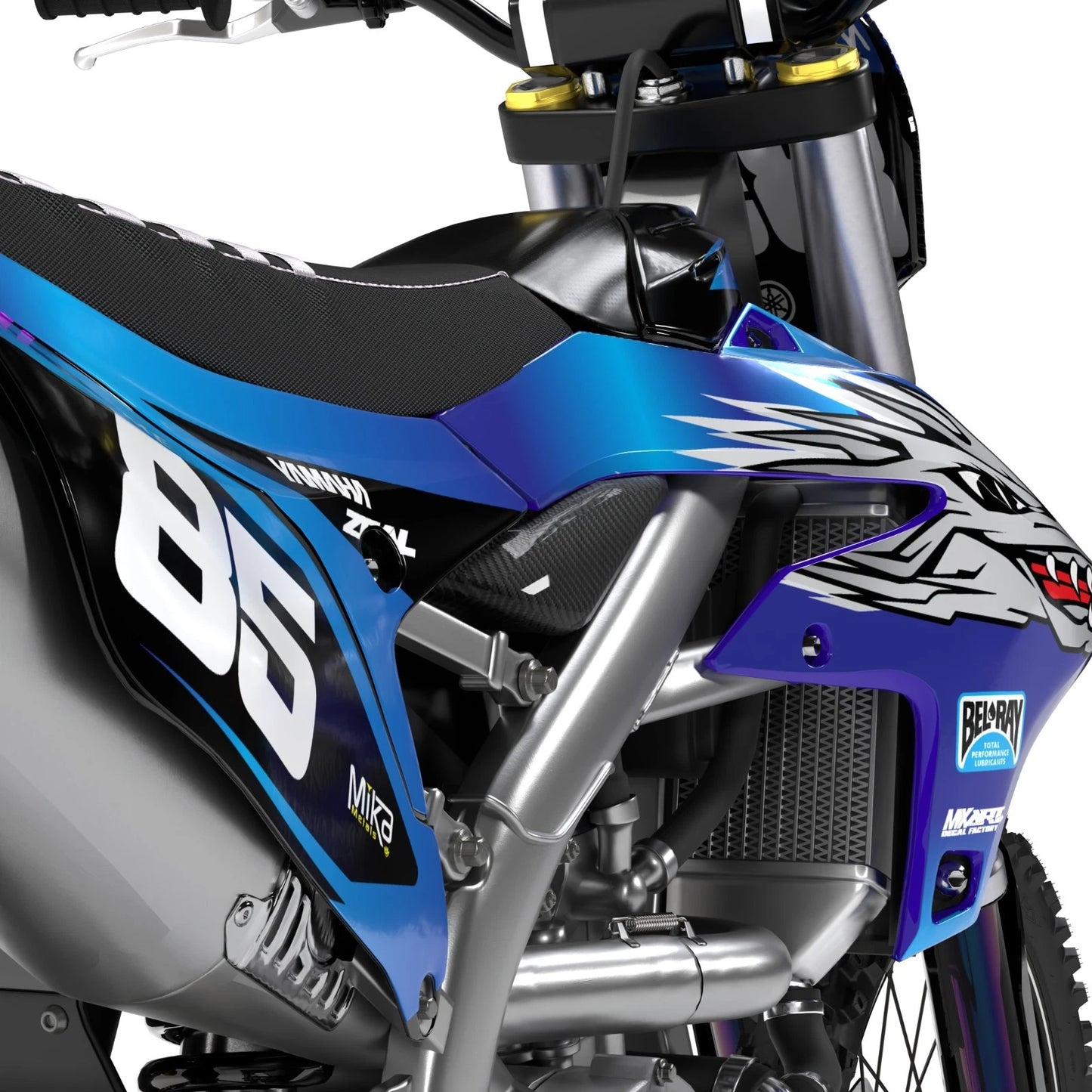Graphics Kit for Yamaha YZF 450 (2014-2017) - Engine Stickers Decals