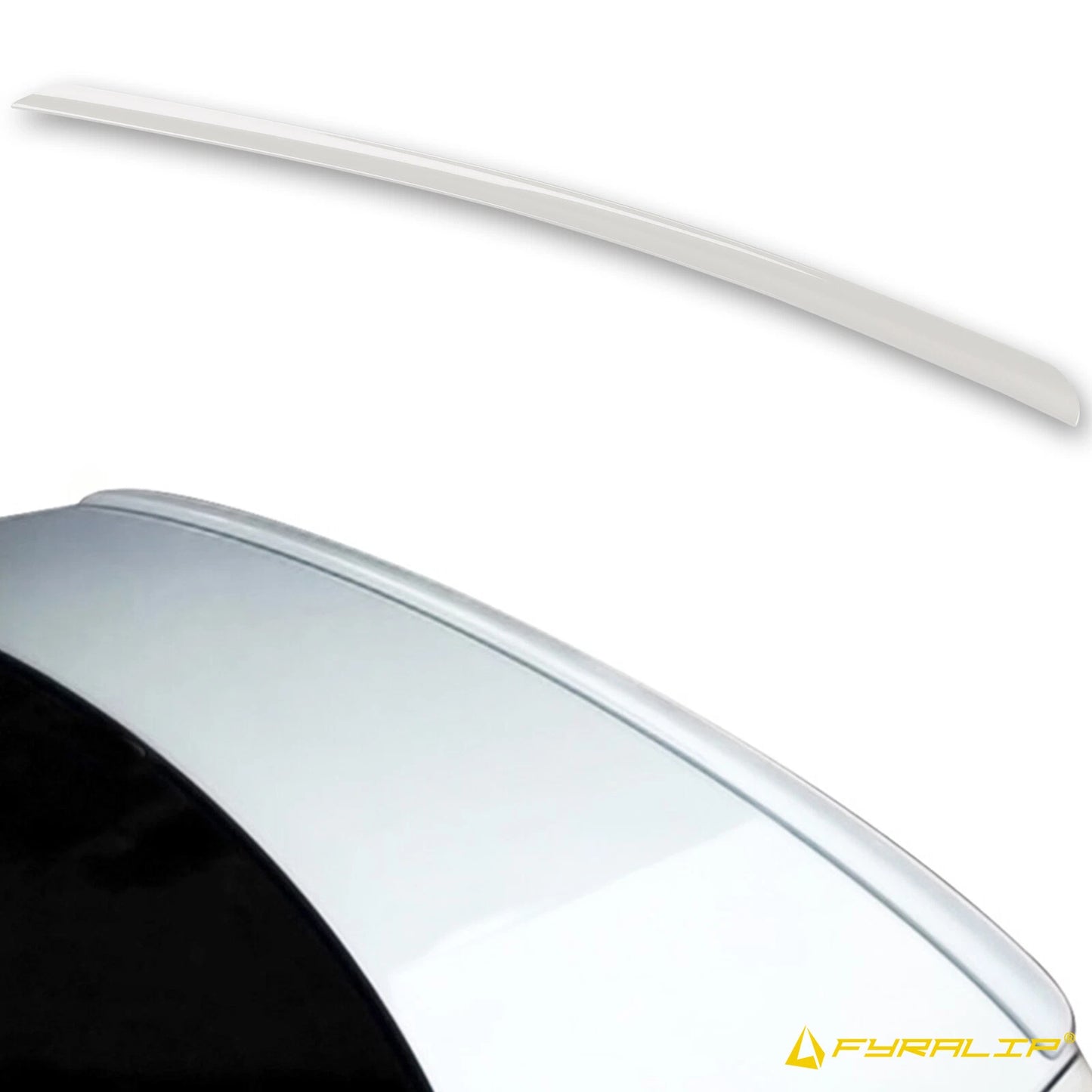 White Boot Lip Spoiler for Audi A4 B5 Sedan (1996-2001)