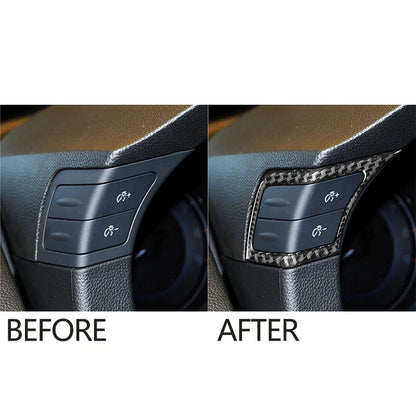 Carbon Fiber Steering Wheel Cruise Control Cover for Infiniti G37 (07-13)