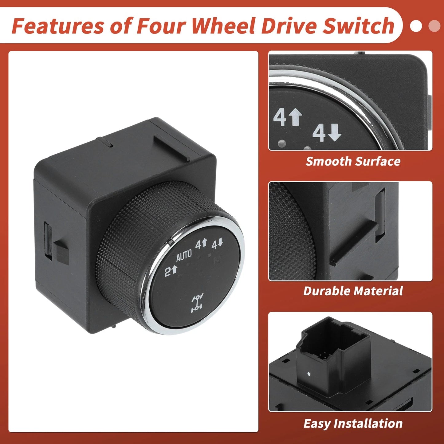 4x4 Wheel Drive Switch for Chevrolet Avalanche (2008 - 2013)