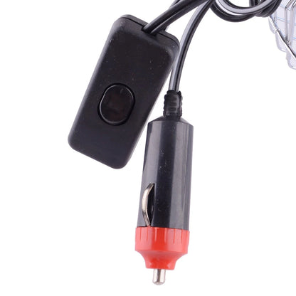 24V Oscillating Clip-On Fan for Universal Car - Portable Cooler