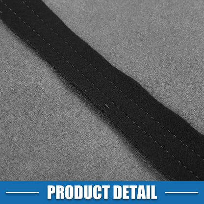Front Door Panel Armrest Covers for Honda Accord (2008-2012) Black 1 Pair