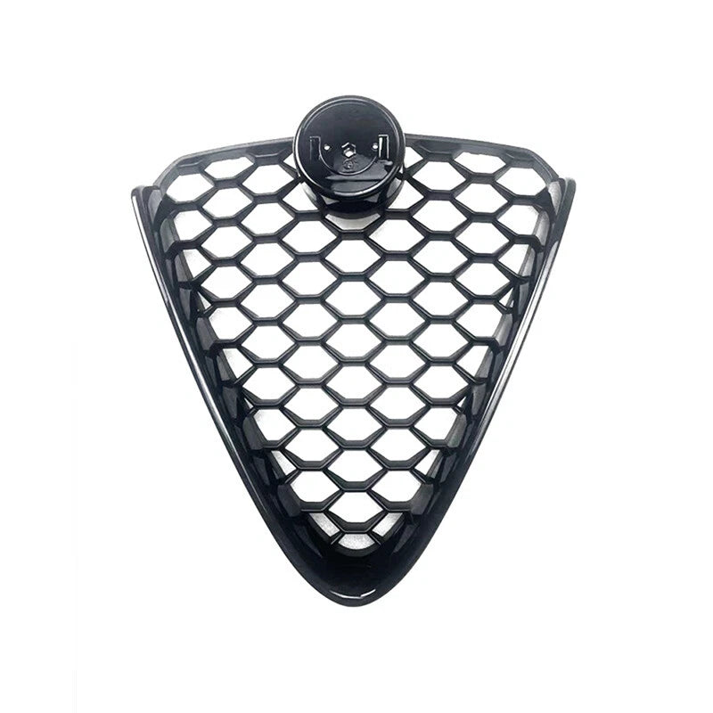 Gloss Black Front Grille for 2017-2022 Alfa Romeo Stelvio Bumper Upper Grill