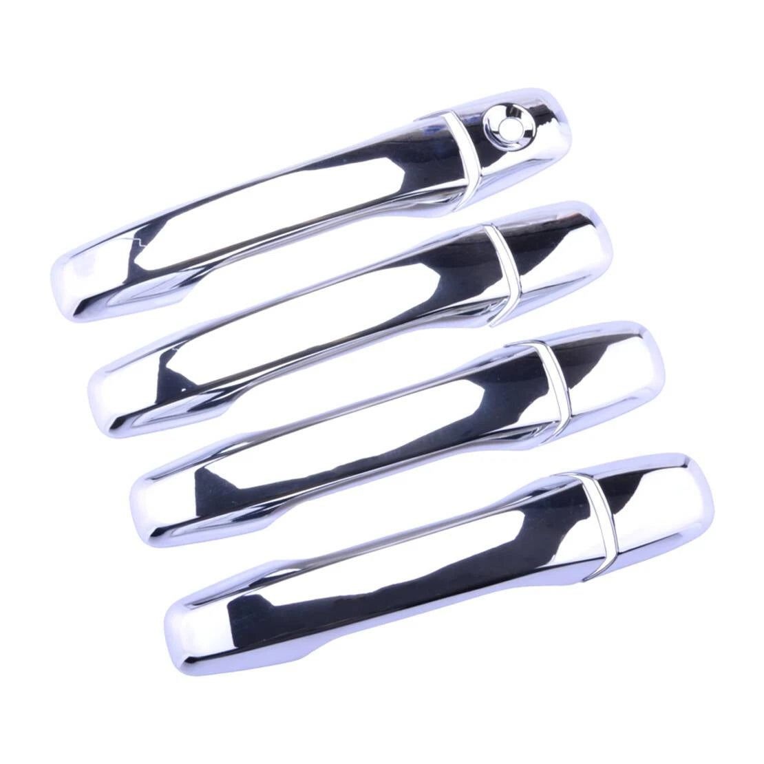Silver Exterior Door Handle Covers for Ford Edge (2011-2015)
