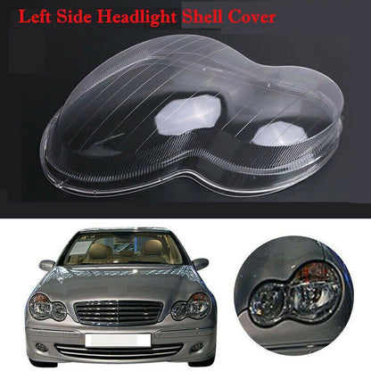Left Driver Headlight Clear Lens Cover for Mercedes Benz (2001-2007)