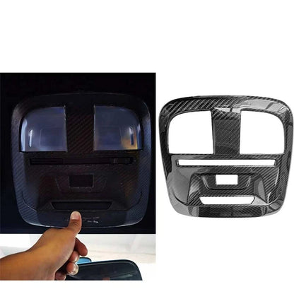 100%Carbon Fiber Reading Light Panel Cover Trim for Toyota GR86/Subaru BRZ 22-24