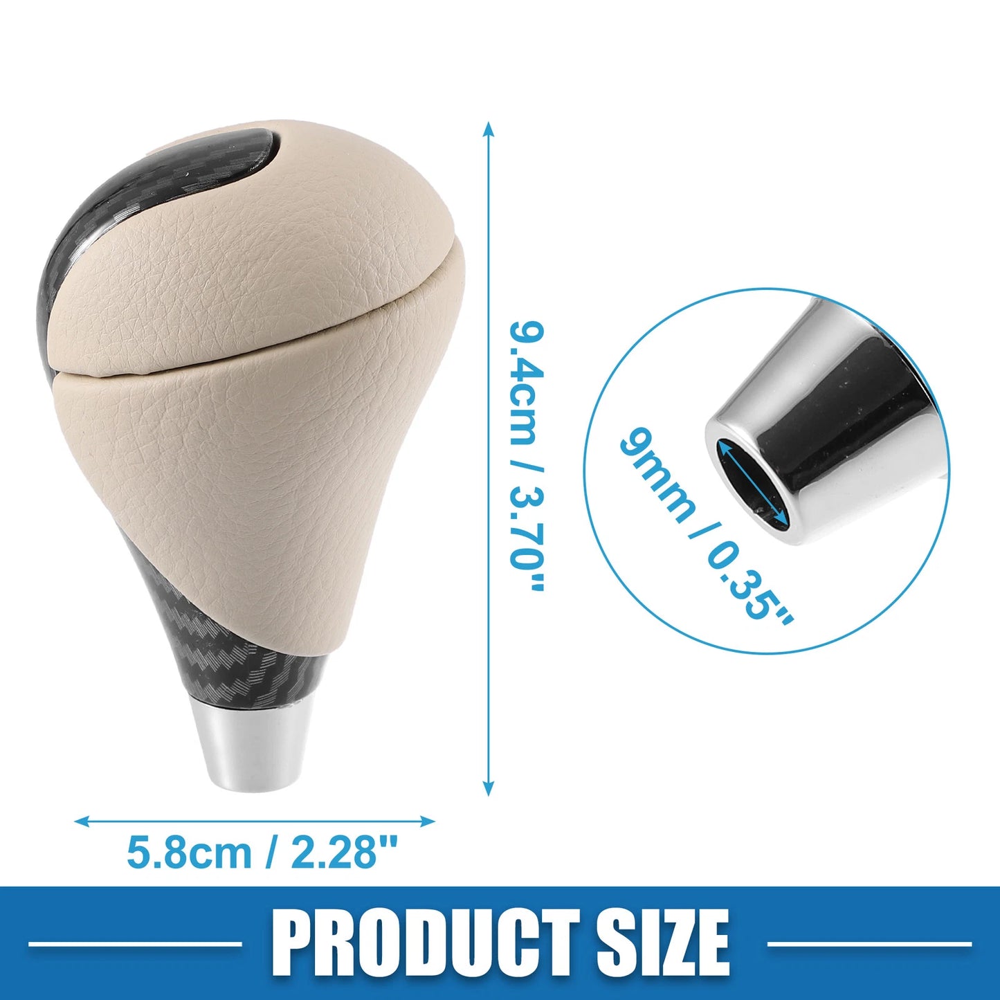 Gear Shift Knob for Lexus Toyota Beige Black