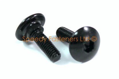 Bolt / 2x / Black Aluminium Fairing Bolt m5 x 16mm +3mm Shoulder Screw for Motorcycle
