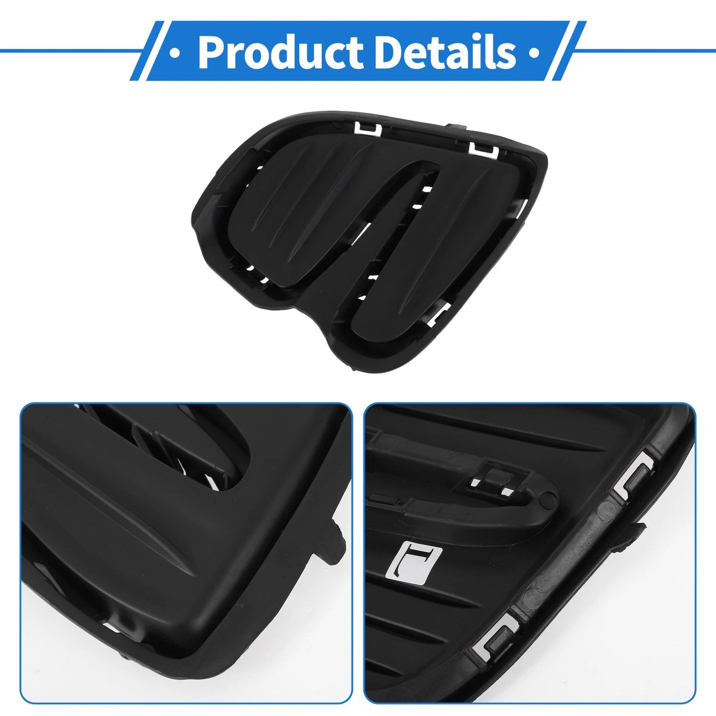 1 Pc Front Left Fog Light Grill for Chevrolet Cavalier (2018-2020)