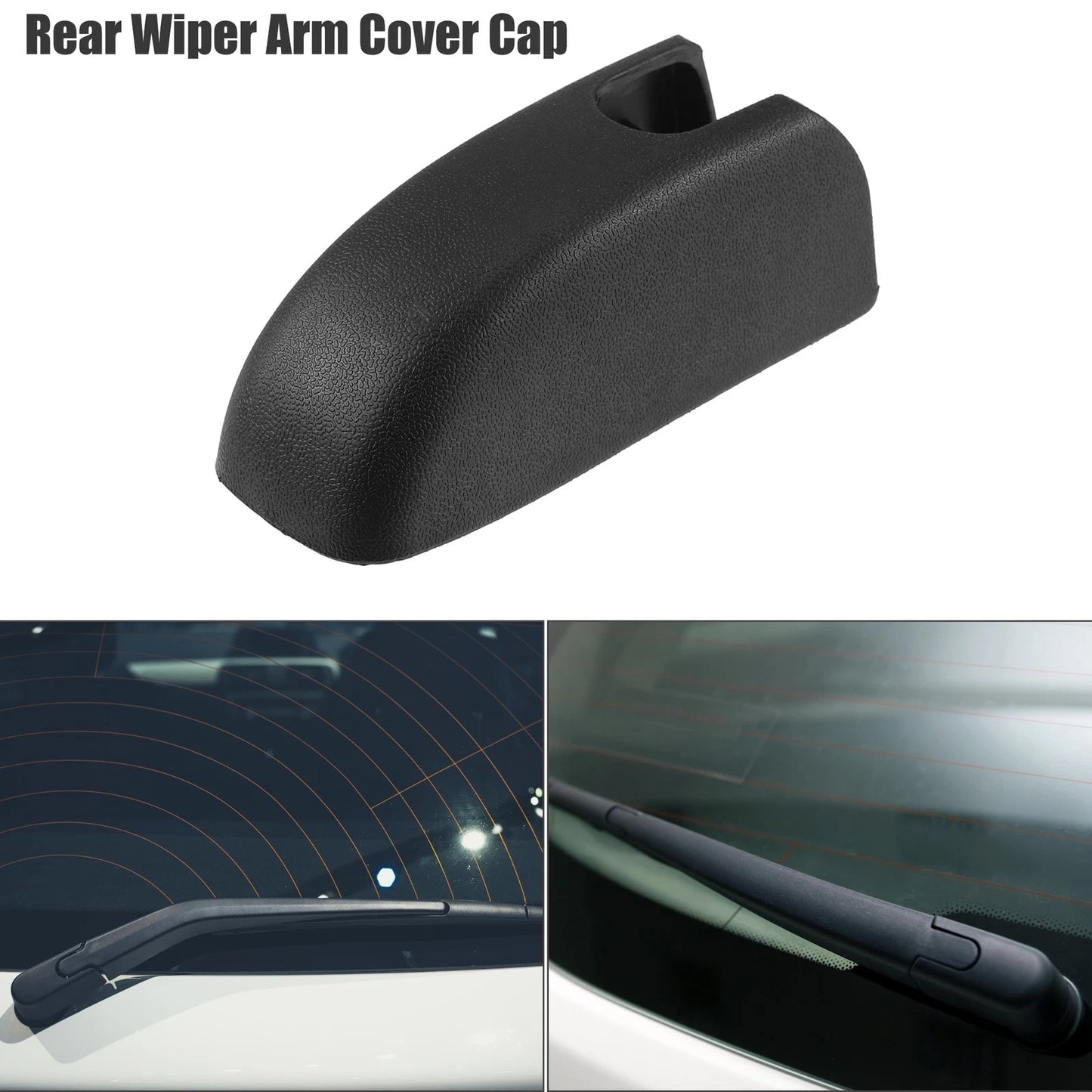 Rear Windshield Wiper Arm Nut Cover Cap for Chrysler Pacifica Black