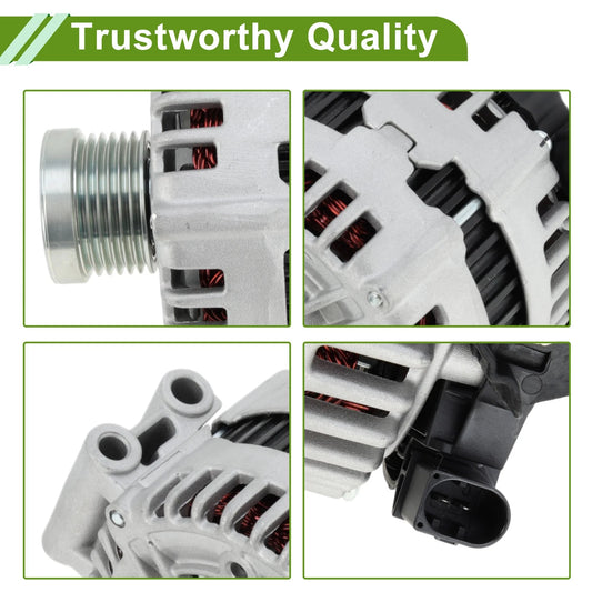 180A 12V High Output Automotive Alternator 1x for BMW 328i (2009)