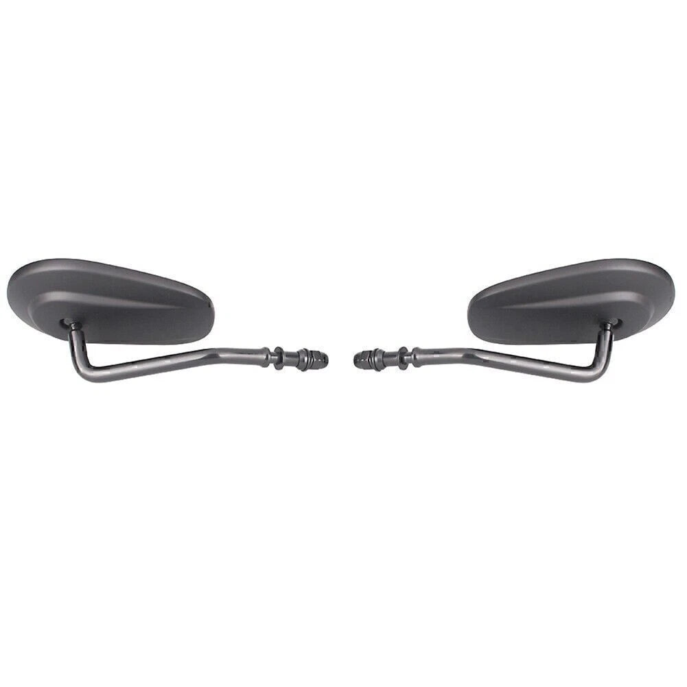 Oval Universal Motorcycle Rear View Side Mirrors for Street Bob FXDB (07-16)