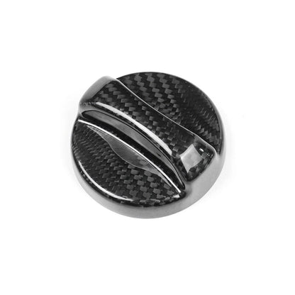 Carbon Fiber Inner Fuel Tank Cap Cover Trim for Chevrolet Camaro 2012-2015