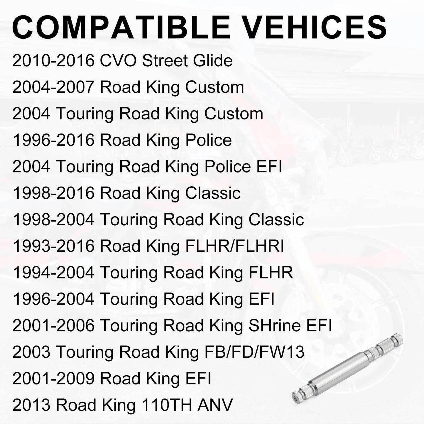 Shifter Shaft for FLHT Touring CVO Street Glide (1984–2016)