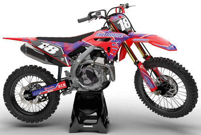 Custom Graphics Full Kit for Honda CRF 110 Clipper Style Stickers (2019-2024)