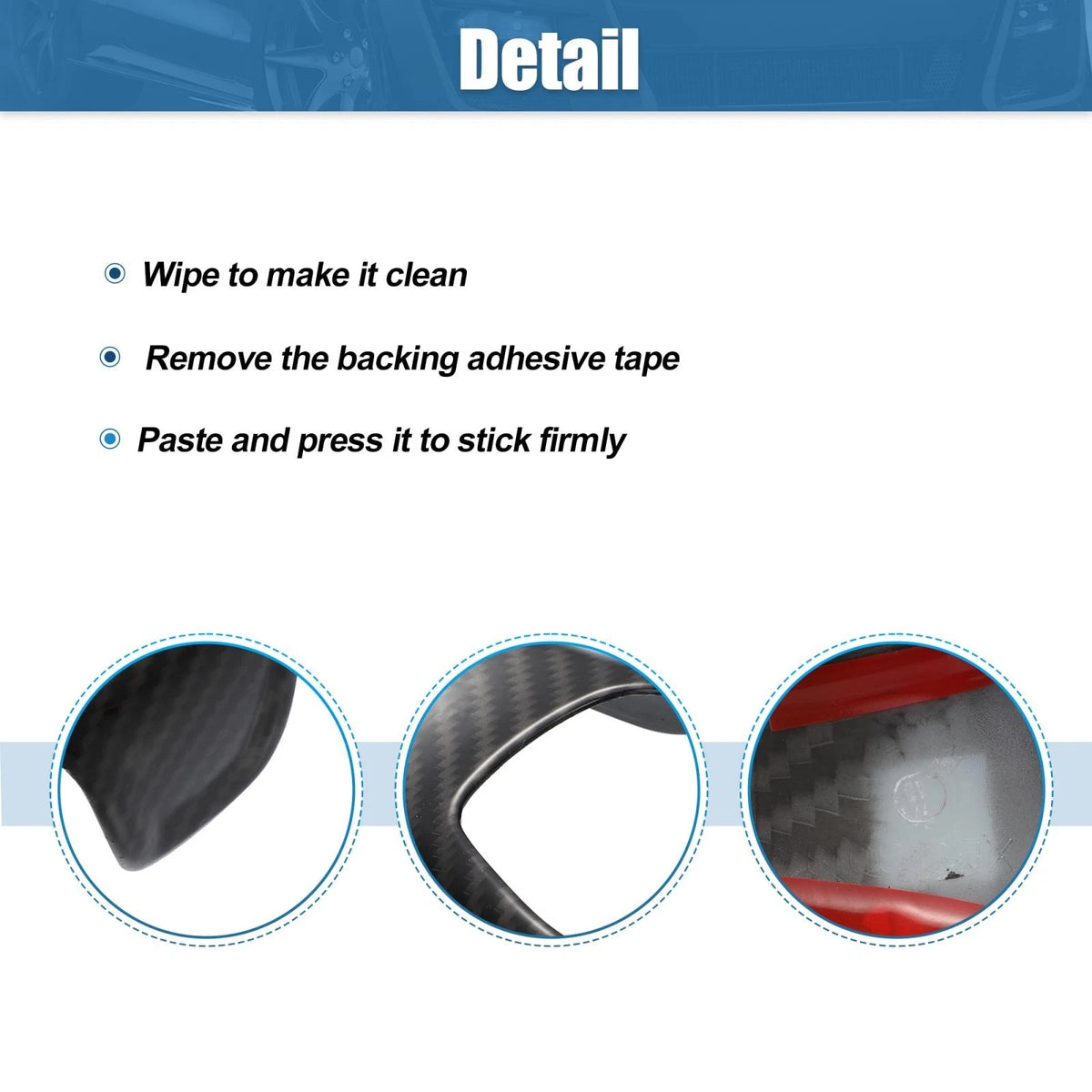 Gear Shift Knob Cover for Jeep Cherokee 2014-2018 - Black Trim Decal