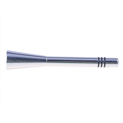 Universal Chrome 8CM Short Stubby Antenna for Car AM/FM Radio Mast