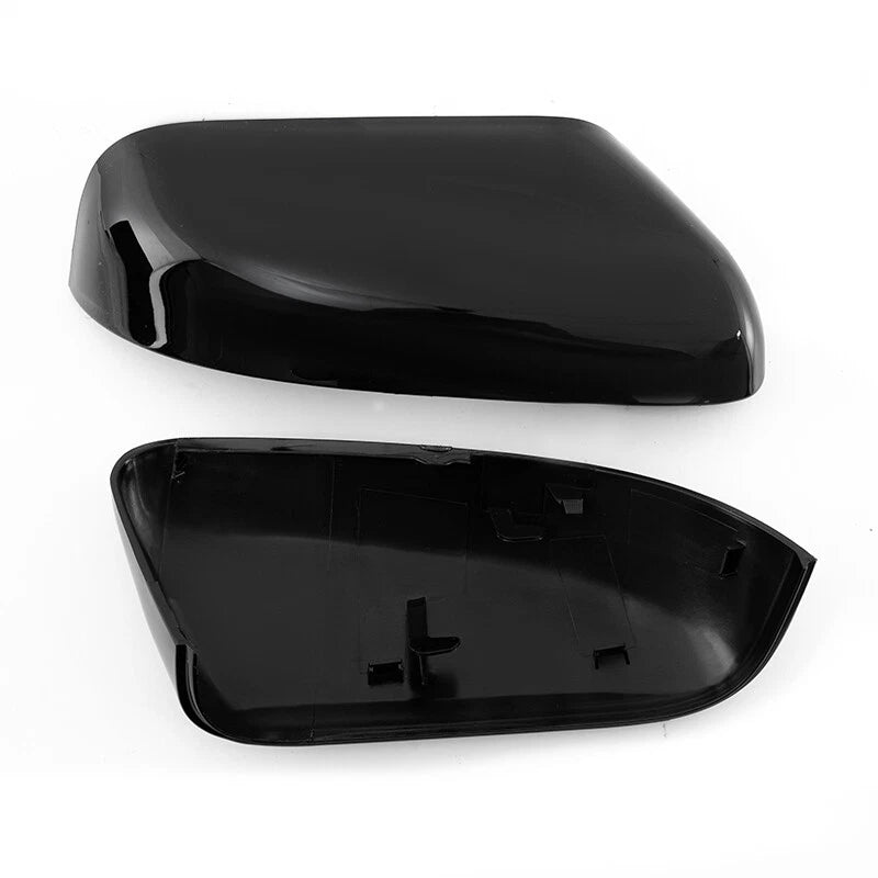 Gloss Black Left & Right Door Side Mirror Covers for Ford Explorer (2016-2019) 2x